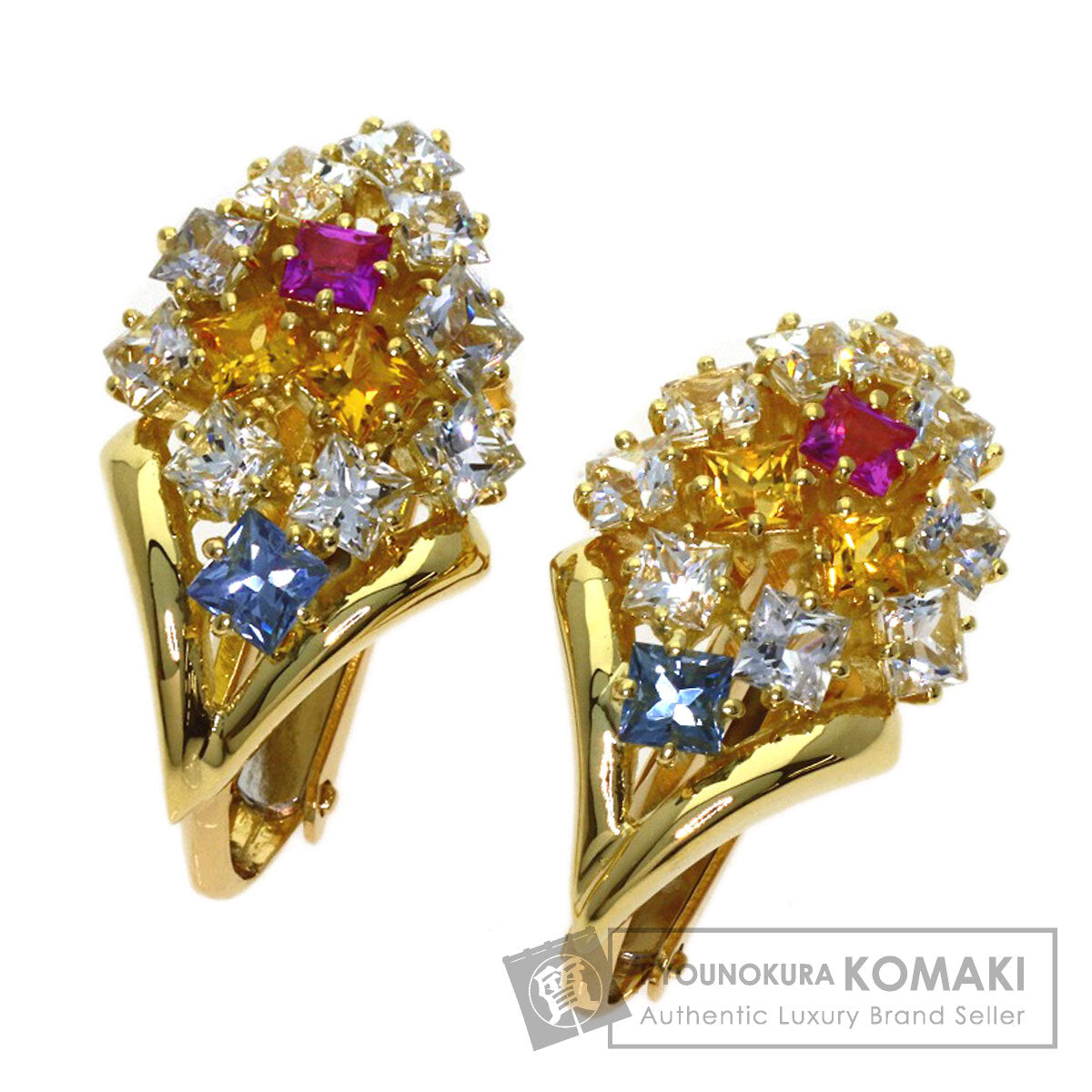 ジュネ サファイア イヤリング 中古 商品画像1