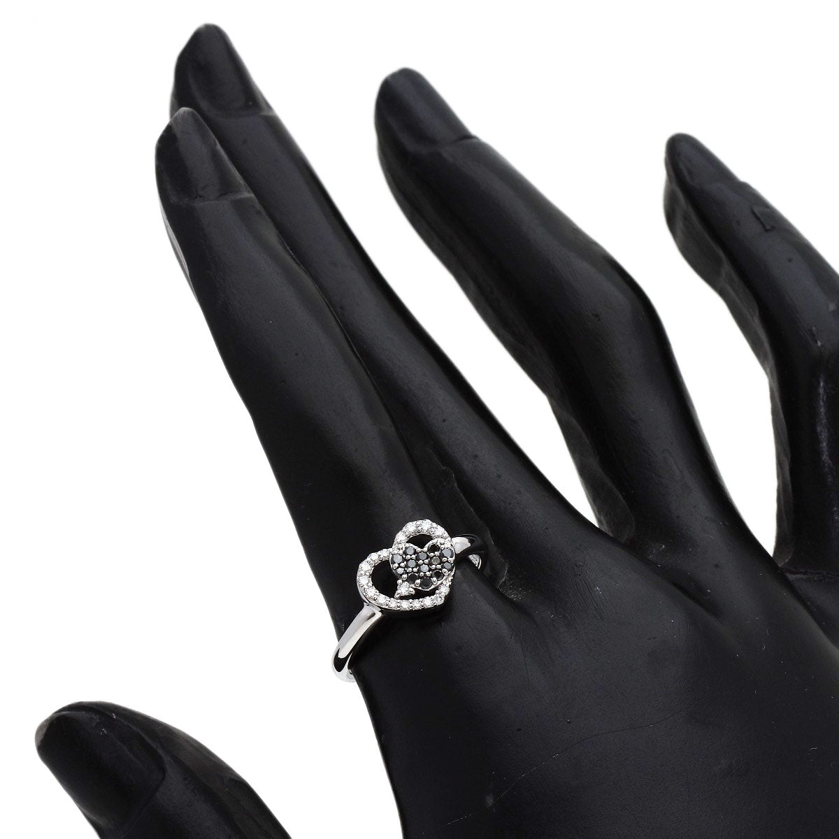 ポンテヴェキオ ハート ダイヤモンド ブラックダイヤモンド リング・指輪 中古 商品画像8