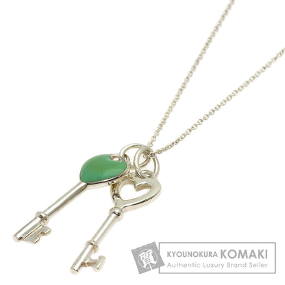 ティファニー ダブル ハートキー エナメル ネックレス 中古 商品画像1