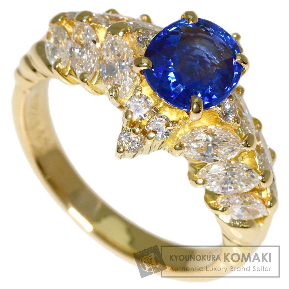 セレクトジュエリー サファイア ダイヤモンド リング・指輪 中古 商品画像1