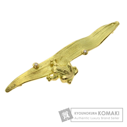 セレクトジュエリー カエル ダイヤモンド ブローチ 中古 商品画像1