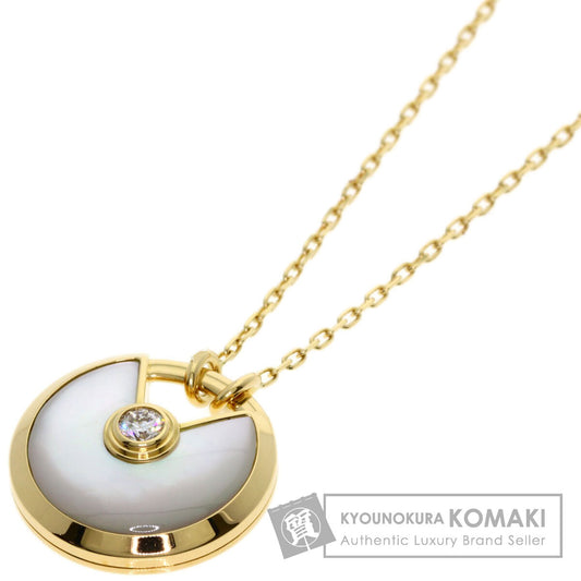 カルティエ アミュレット ドゥ カルティエ SM シェル ダイヤモンド ネックレス 中古 商品画像1