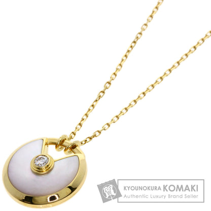 カルティエ アミュレット ドゥ カルティエ SM シェル ダイヤモンド ネックレス 中古 商品画像1