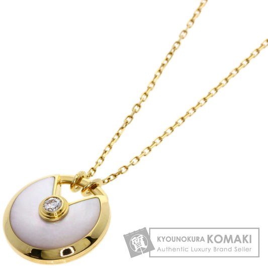 カルティエ アミュレット ドゥ カルティエ SM シェル ダイヤモンド ネックレス 中古 商品画像1