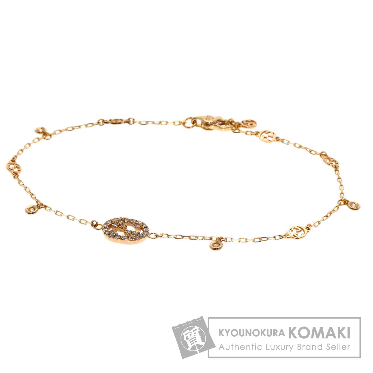 グッチ インター ロッキング ダイヤモンド #17 ブレスレット 中古 商品画像1