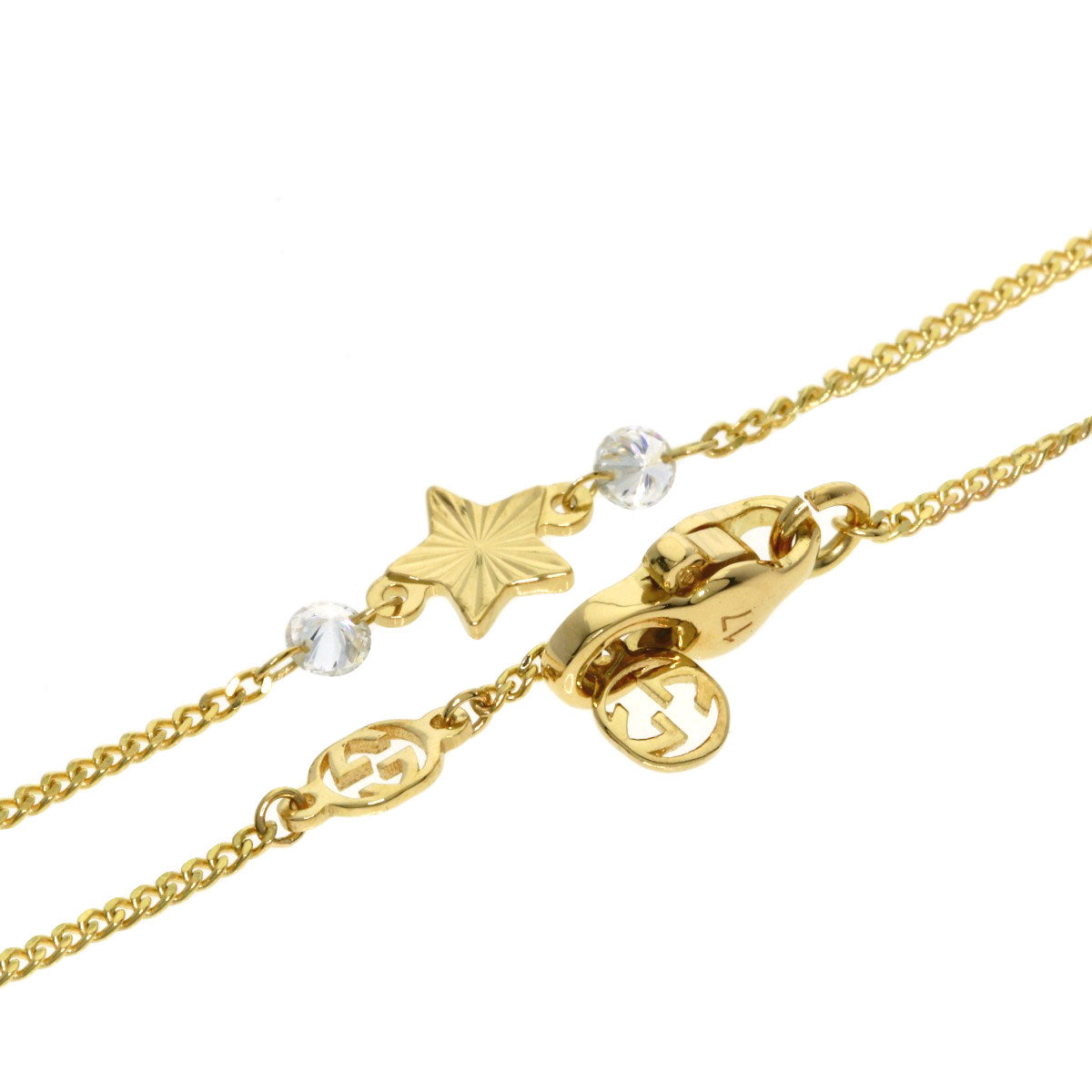 グッチ インターロッキング スター ダイヤモンド #17 ブレスレット 中古 商品画像4