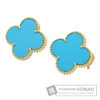 ヴァンクリーフ＆アーペル マジック アルハンブラ ターコイズ ピアス 中古 商品画像1