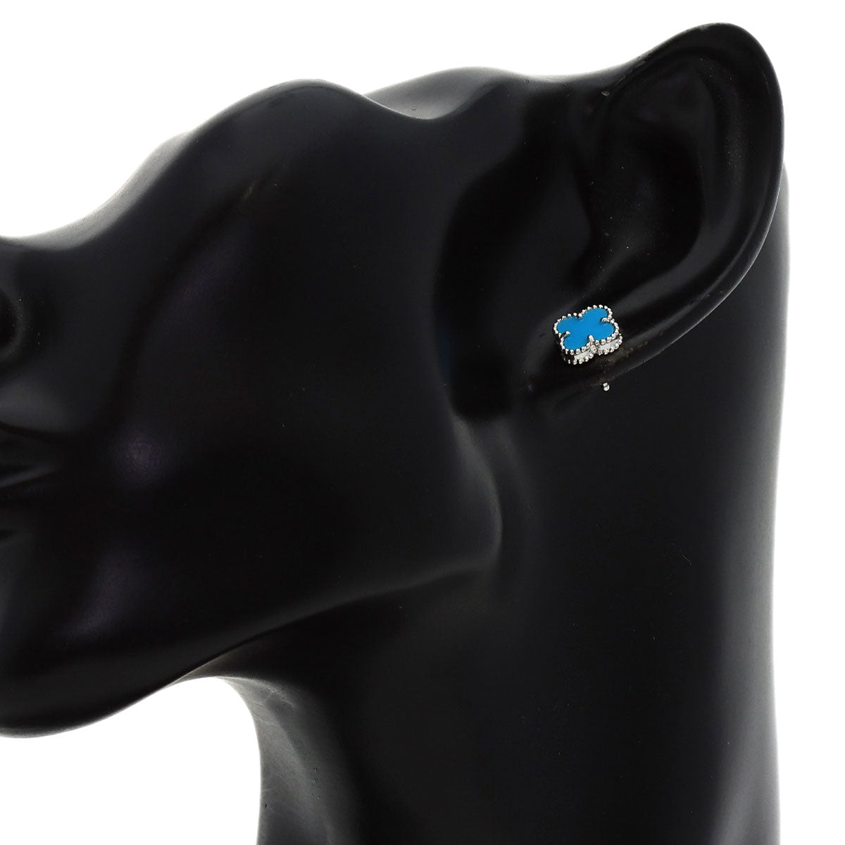 ヴァンクリーフ＆アーペル スウィート アルハンブラ ターコイズ ピアス 中古 商品画像8