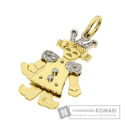 ポメラート クィーン モチーフ ダイヤモンド ペンダントトップ 中古 商品画像1