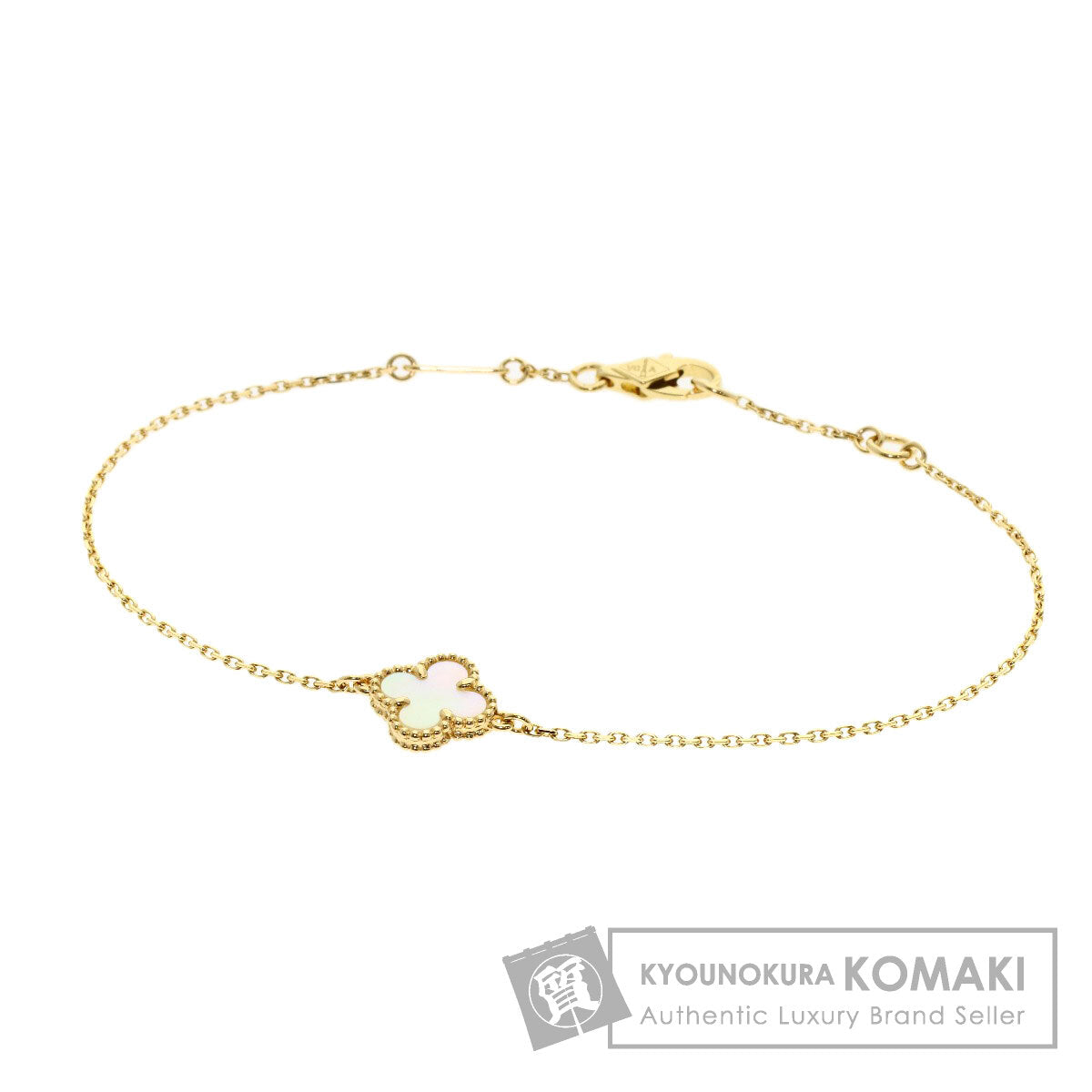 ヴァンクリーフ＆アーペル スウィート アルハンブラ シェル ブレスレット 中古 商品画像1