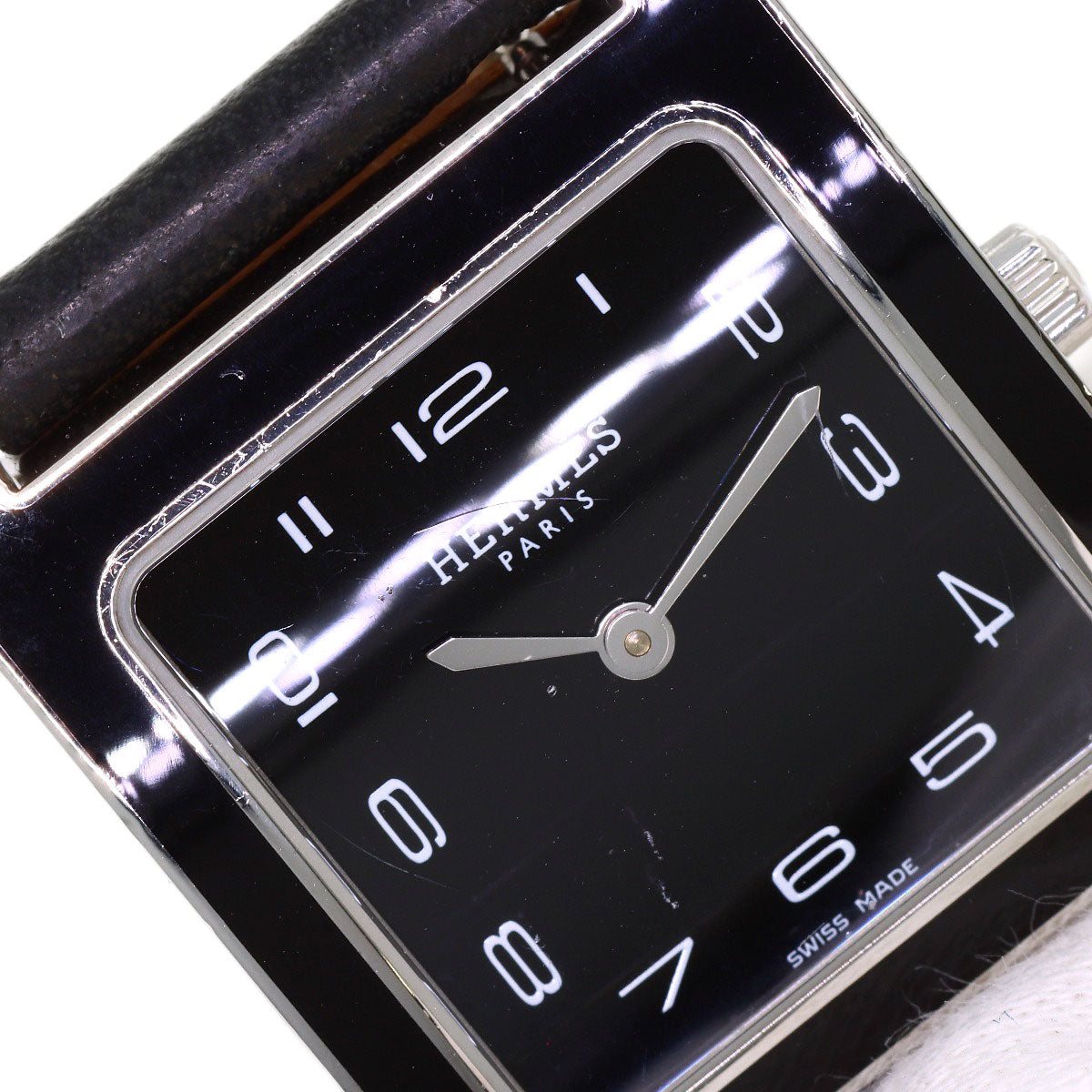 エルメス HH1.521 Hウォッチ ブラックラッカー 腕時計 中古 商品画像14