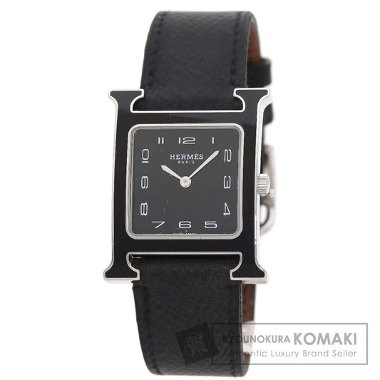 エルメス HH1.521 Hウォッチ ブラックラッカー 腕時計 中古 商品画像1