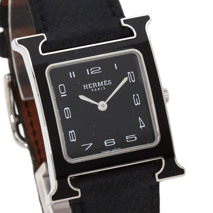 エルメス HH1.521 Hウォッチ ブラックラッカー 腕時計 中古 商品画像5