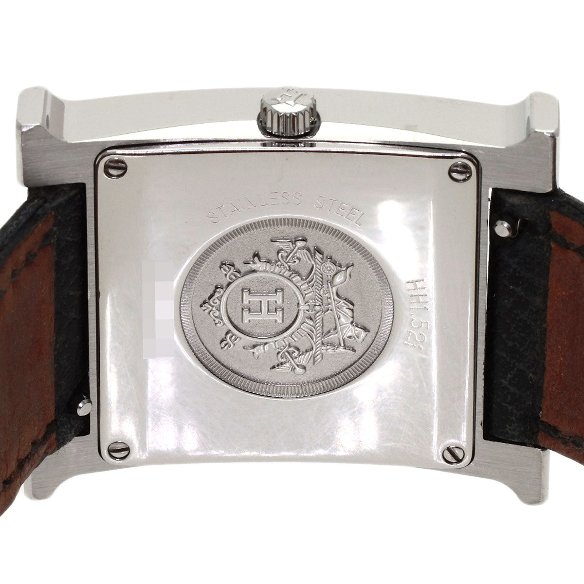 エルメス HH1.521 Hウォッチ ブラックラッカー 腕時計 中古 商品画像7