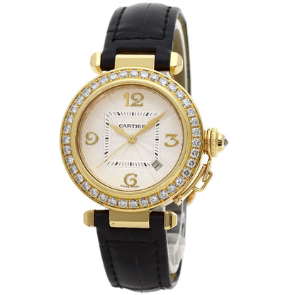カルティエ WJ111551 パシャ 32mm ダイヤモンドベゼル 腕時計 中古 商品画像2