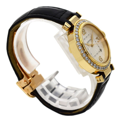 カルティエ WJ111551 パシャ 32mm ダイヤモンドベゼル 腕時計 中古 商品画像3