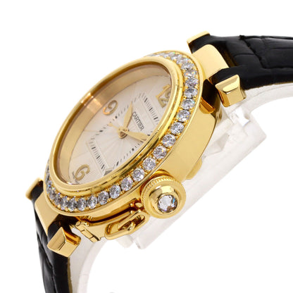 カルティエ WJ111551 パシャ 32mm ダイヤモンドベゼル 腕時計 中古 商品画像6