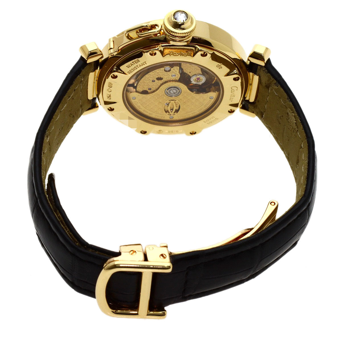 カルティエ WJ111551 パシャ 32mm ダイヤモンドベゼル 腕時計 中古 商品画像8