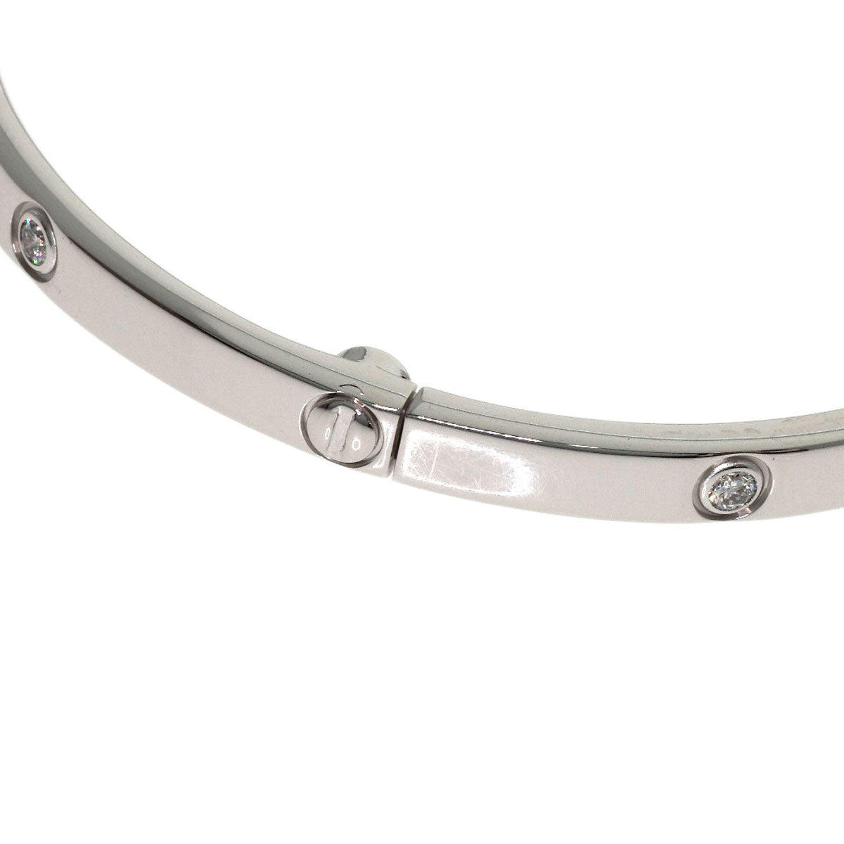 カルティエ ラブブレス SM フル ダイヤモンド #16 ドライバー無し ブレスレット 中古 商品画像7