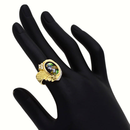 梶光夫 エマーユ ダイヤモンド リング・指輪 中古 商品画像7