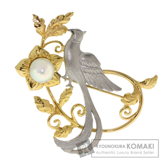 タサキ 鳥 バード パール 真珠 ブローチ 中古 商品画像1