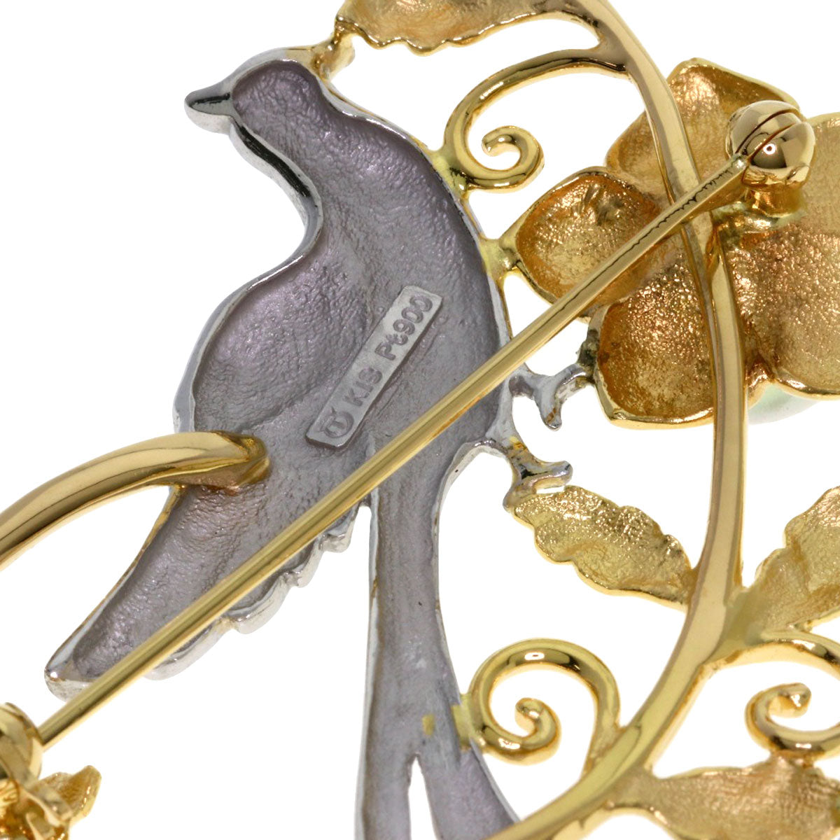 タサキ 鳥 バード パール 真珠 ブローチ 中古 商品画像5