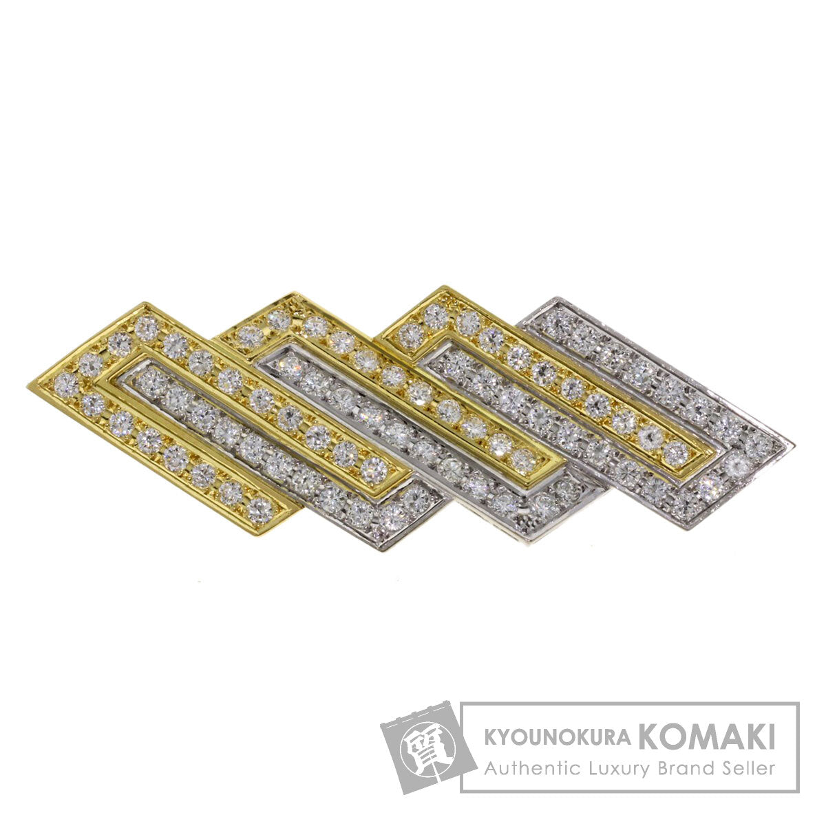 ミキモト ダイヤモンド 帯留め 中古 商品画像1