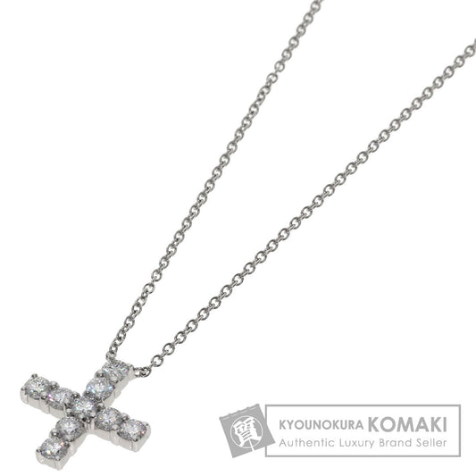 ハリーウィンストン ミニクロス ダイヤモンド ネックレス 中古 商品画像1