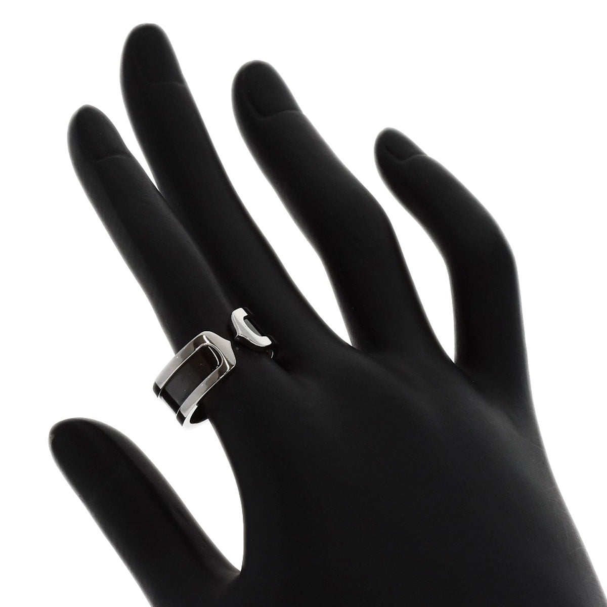 カルティエ C2リング ブラックラッカー #55 リング・指輪 中古 商品画像7