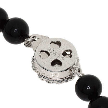 セレクトジュエリー 黒珊瑚 サンゴ イヤリング バッグ 3点セット ネックレス 中古 商品画像6