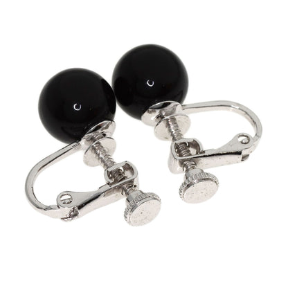 セレクトジュエリー 黒珊瑚 サンゴ イヤリング バッグ 3点セット ネックレス 中古 商品画像9