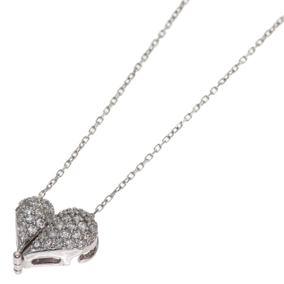 セレクトジュエリー ハートモチーフ ダイヤモンド ネックレス 中古 商品画像2