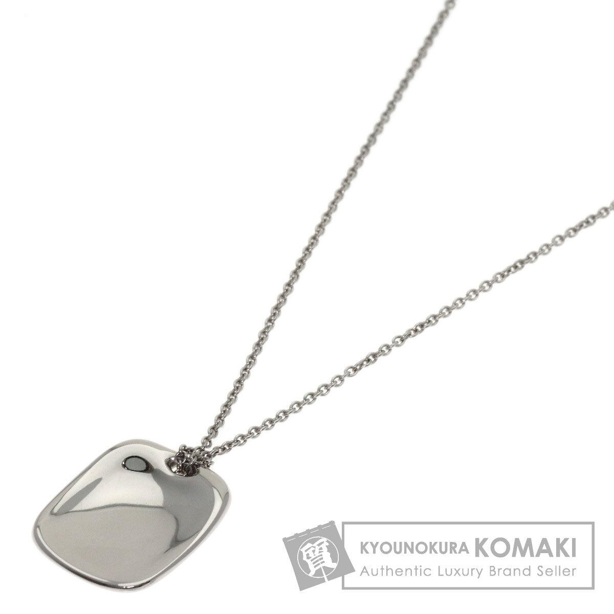 ティファニー スクエア プレート ネックレス 中古 商品画像1