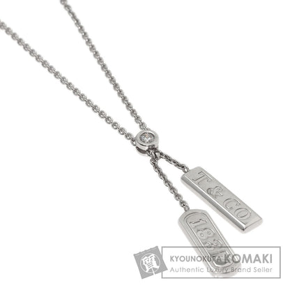 ティファニー 1837 ダブルバー 1P ダイヤモンド ネックレス 中古 商品画像1