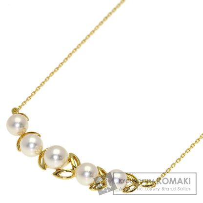 ミキモト パール 真珠 リーフモチーフ ネックレス 中古 商品画像1