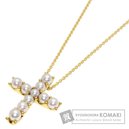 ミキモト クロス パール 真珠 ネックレス 中古 商品画像1