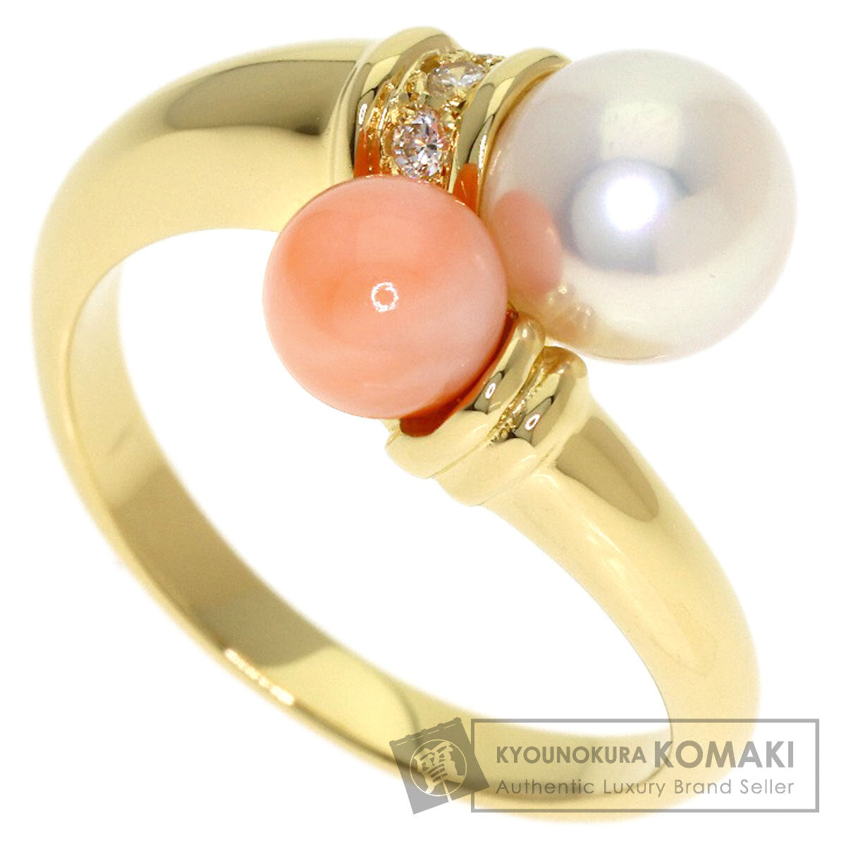 ミキモト パール 真珠 サンゴ 珊瑚 リング・指輪 中古 商品画像1