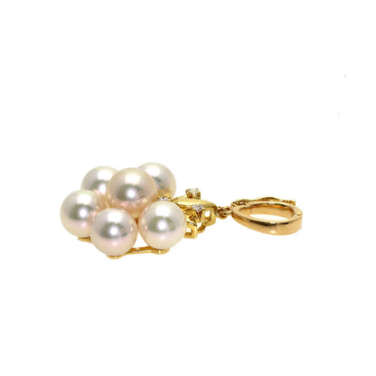 ミキモト パール 真珠 ダイヤモンド ペンダントトップ 中古 商品画像4