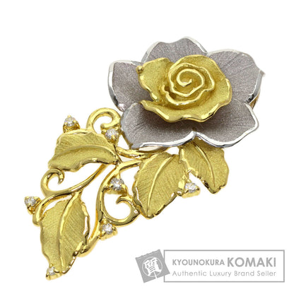 田村俊一 フラワー ダイヤモンド 2WAY ペンダントトップ 中古 商品画像1