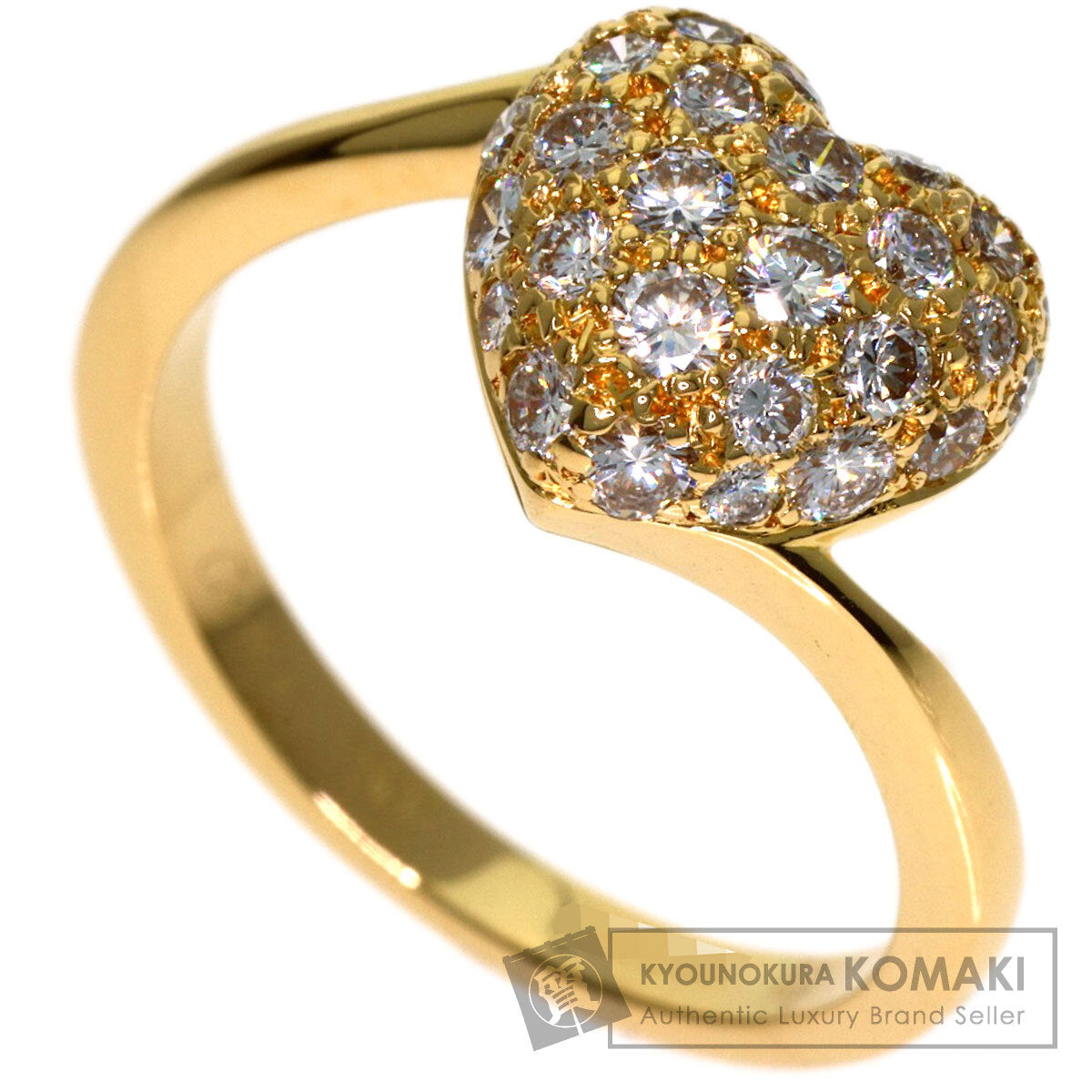 カルティエ ハートシェイプ ウィズダイヤモンド #49 リング・指輪 中古 商品画像1