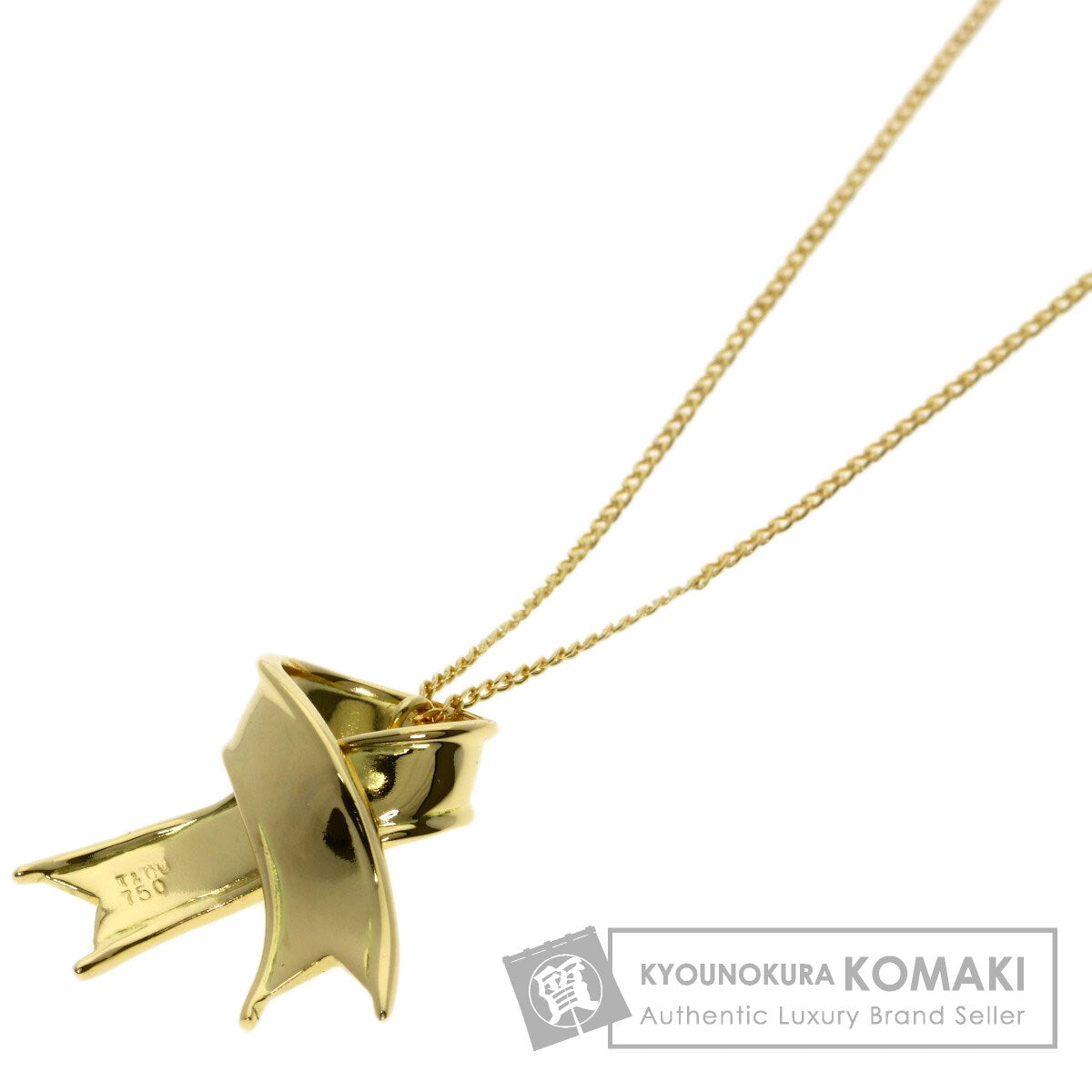 ティファニー リボンモチーフ ネックレス 中古 商品画像1