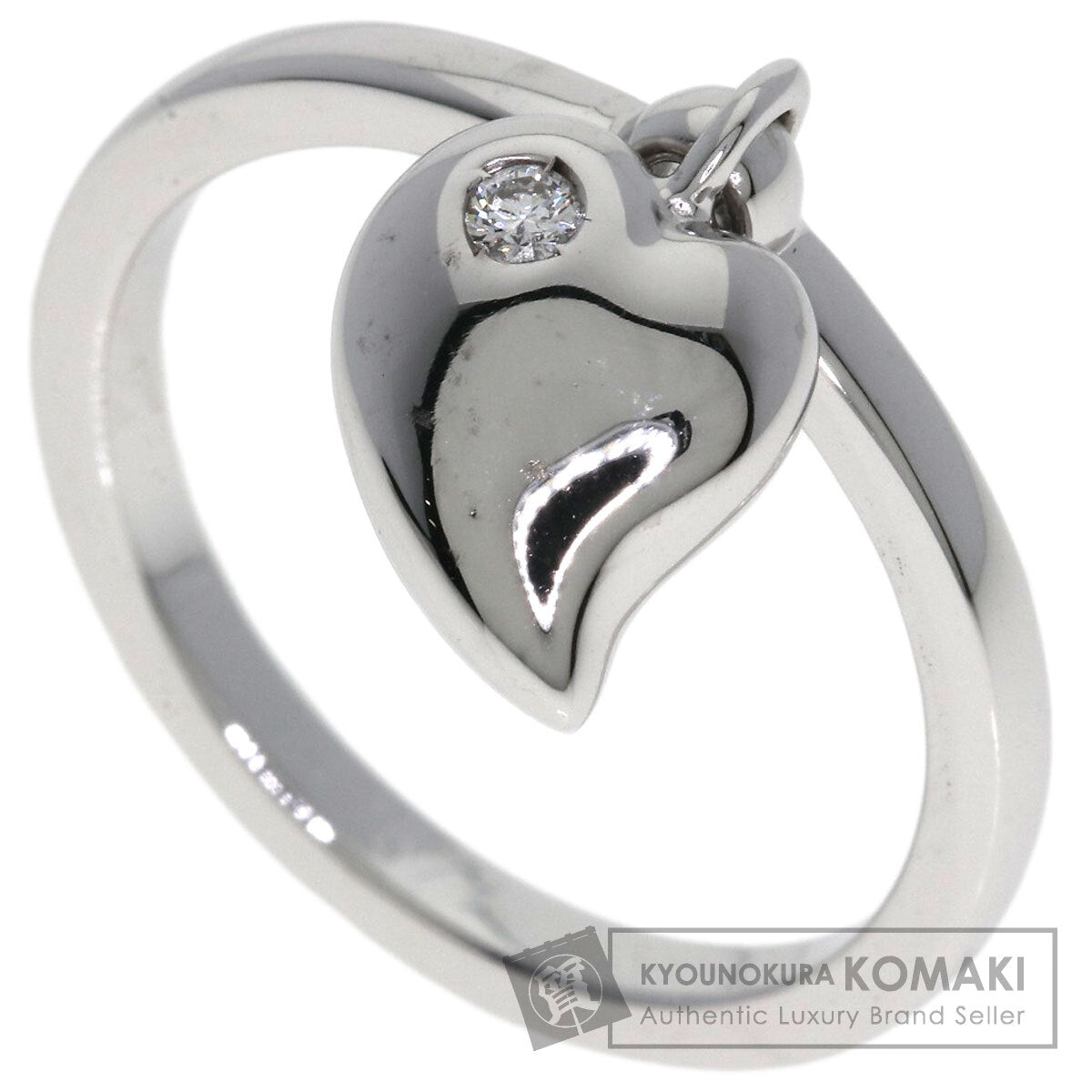 ディオール ハート チャーム ダイヤモンド #52 リング・指輪 中古 商品画像1