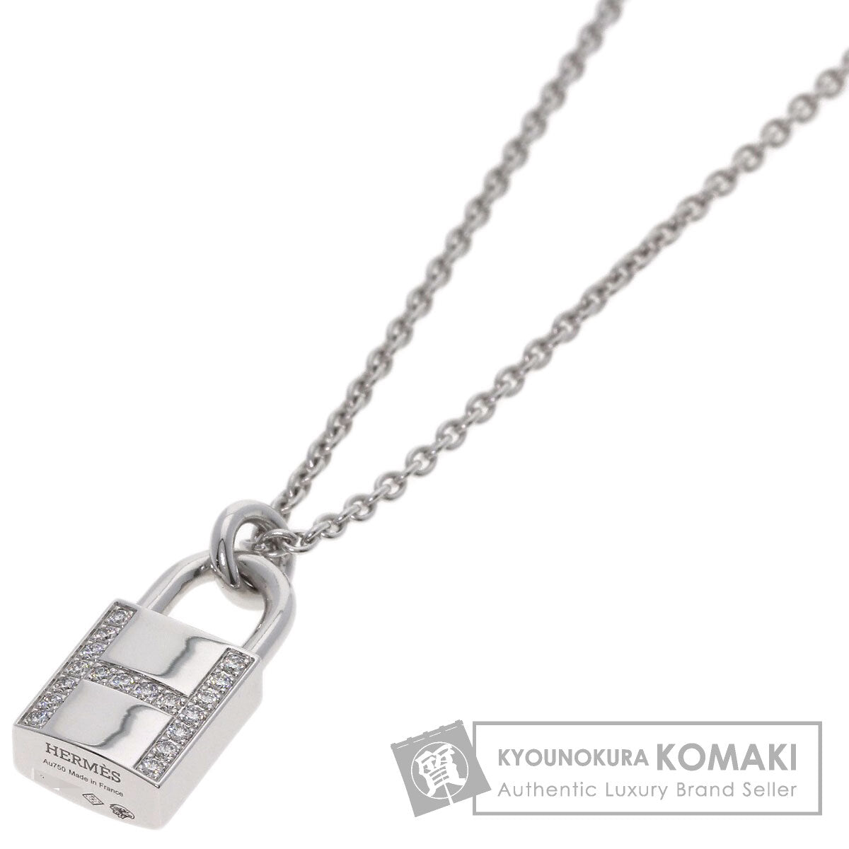 エルメス アミュレット ケリー カデナ ダイヤモンド ネックレス 中古 商品画像1