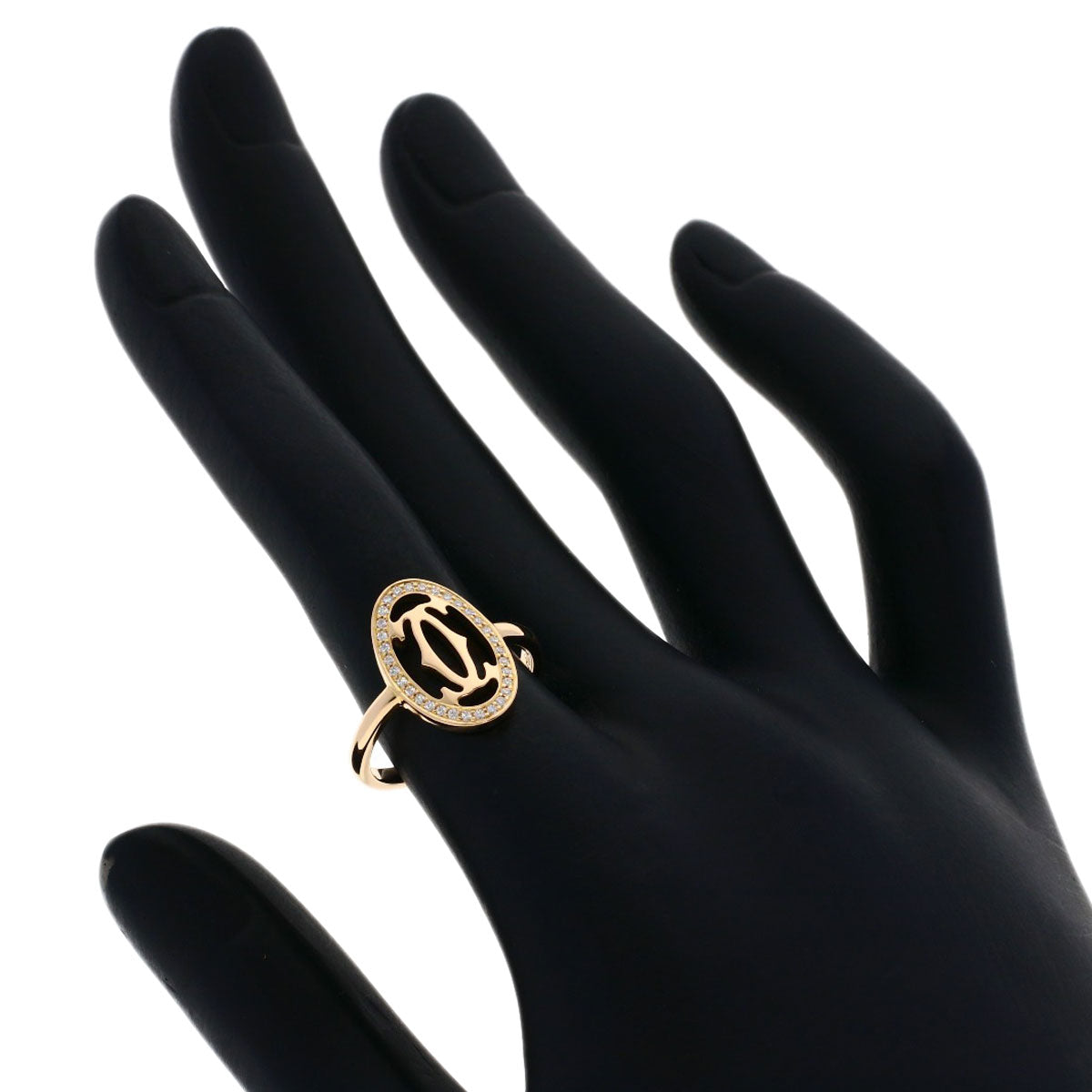 カルティエ ロゴ ドゥーブルC #51 リング・指輪 中古 商品画像8