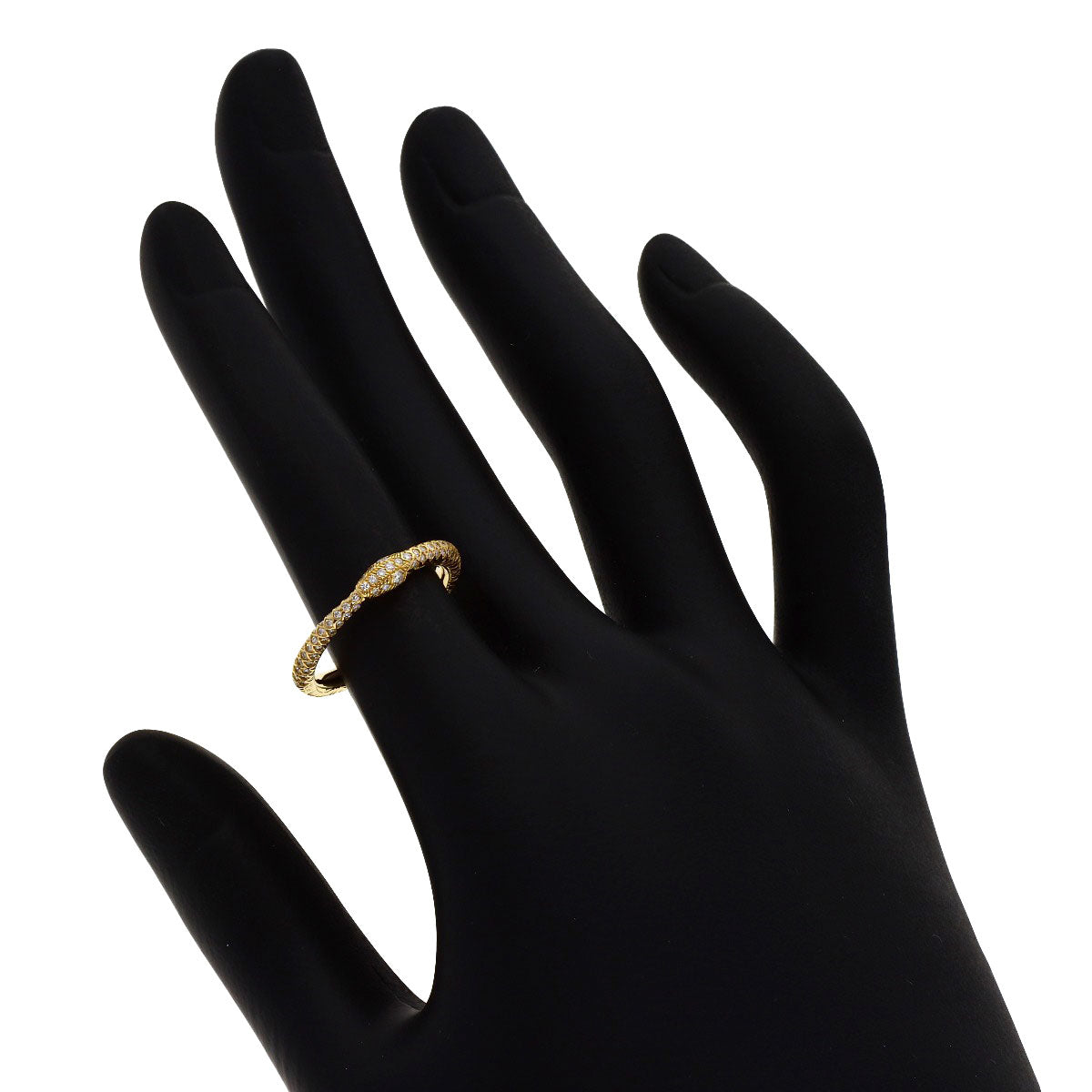 グッチ ウロボロス ハーフ ダイヤモンド #11 リング・指輪 中古 商品画像8