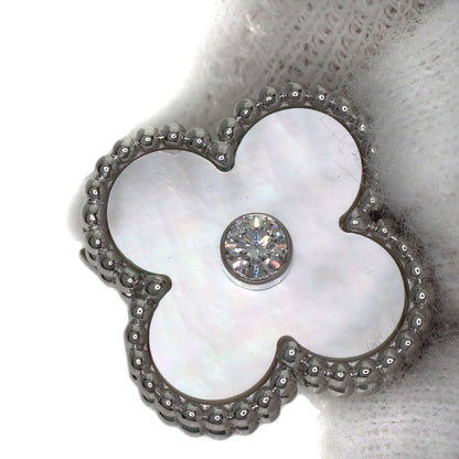 ヴァンクリーフ＆アーペル ヴィンテージ アルハンブラ シェル ダイヤモンド #48 リング・指輪 中古 商品画像8