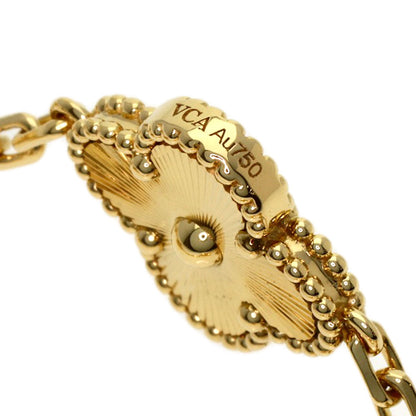 ヴァンクリーフ＆アーペル ヴィンテージ アルハンブラ ギヨシェ 5モチーフ ブレスレット 中古 商品画像6