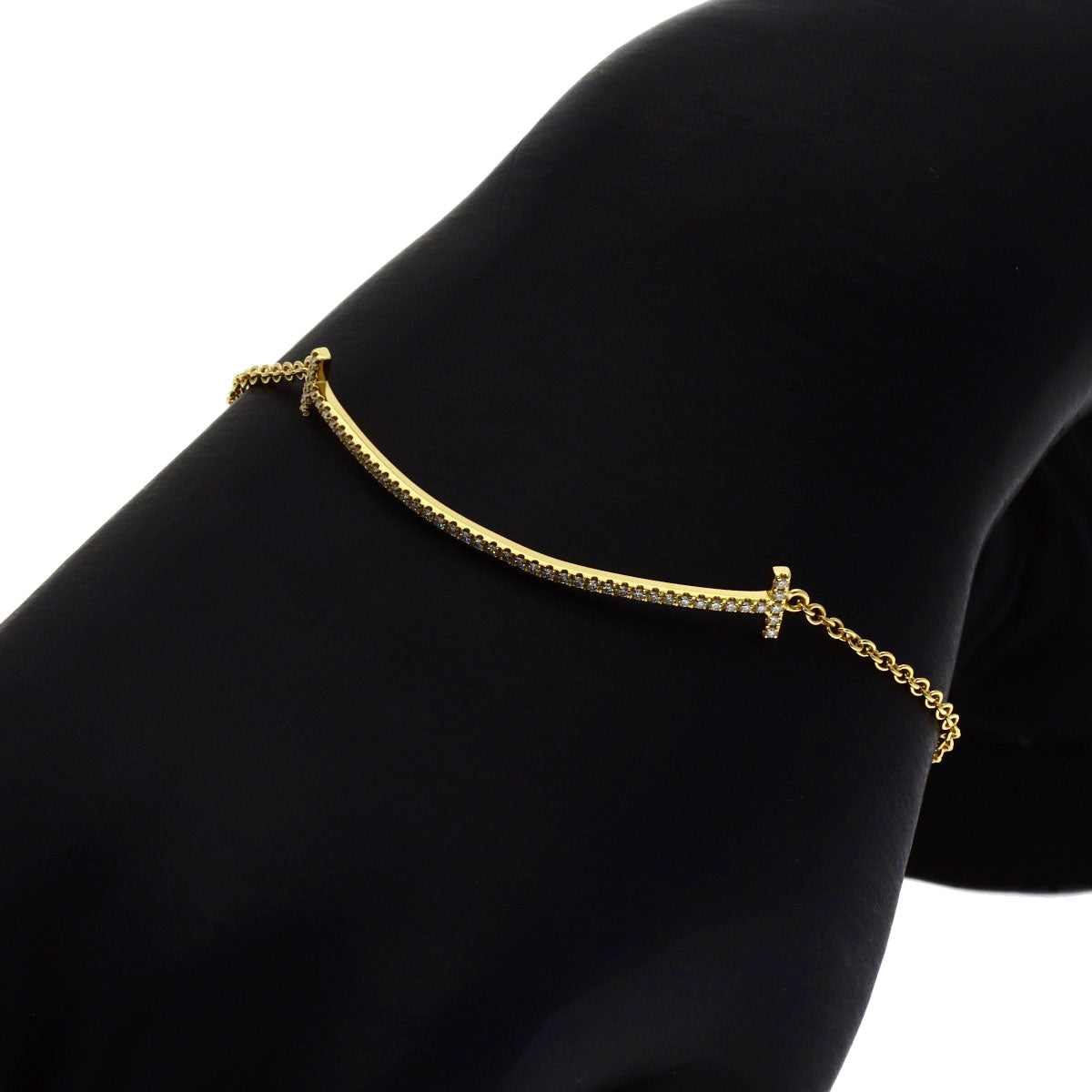 ティファニー Tスマイル スモール ダイヤモンド ブレスレット 中古 商品画像6
