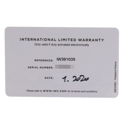 アイダブリューシー IW391035 ポートフィノ クロノグラフ 腕時計 中古 商品画像15
