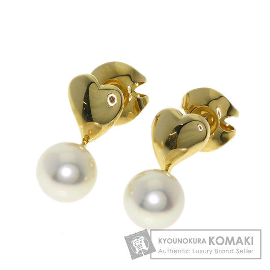 ミキモト ハート パール 真珠 ピアス 中古 商品画像1